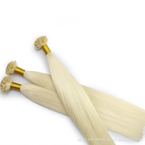 U Tip Hair Wholesale Raw Indian Kinky Curly Itip Keratin Bonds Flat U Remy Human Hair Extensions Micro Links Microlink